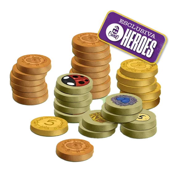 Un'avventura selvaggia - Set di gettoni in legno