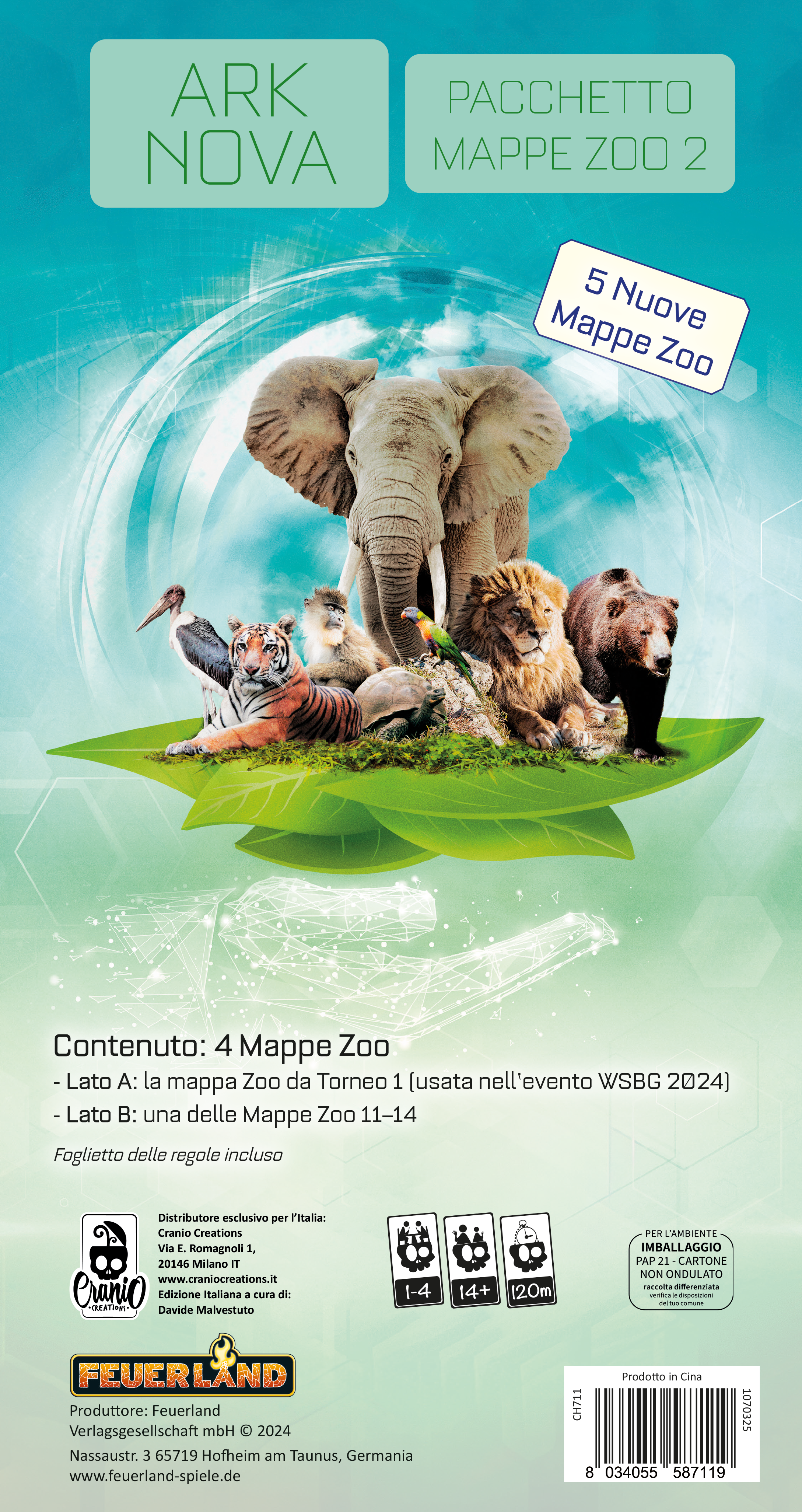 Ark Nova - Zoo Map Pack 2